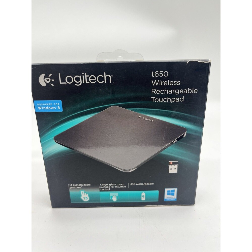 Logitech Rechargeable Touchpad T650 Wireless USB Black MPN T650
